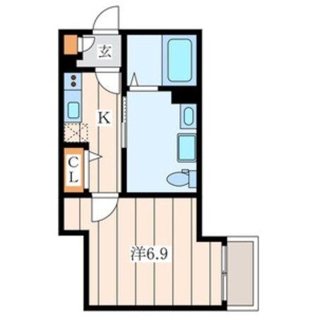 ベイルーム茅ヶ崎の物件間取画像